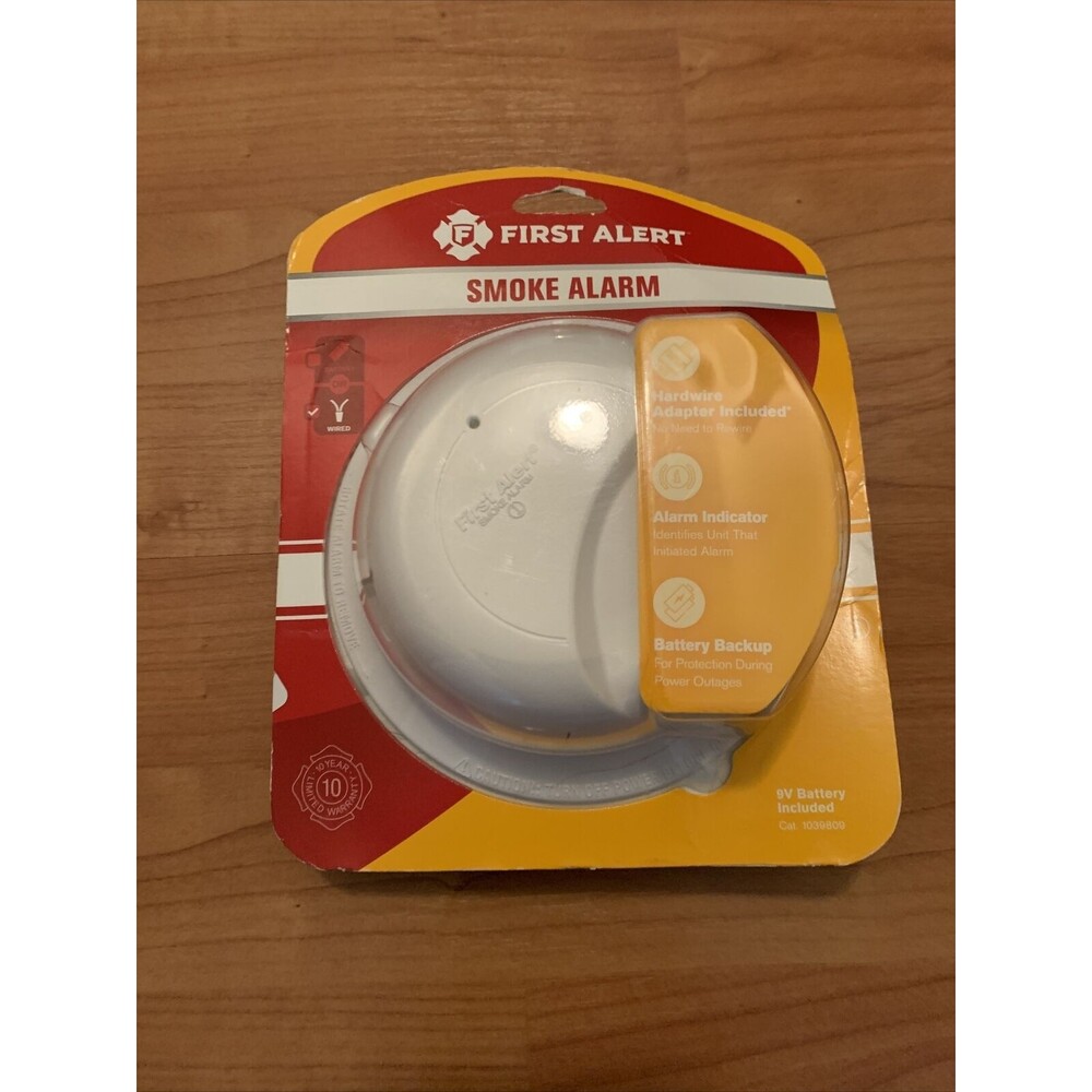First Alert 9120B Smoke Detector Alarm White